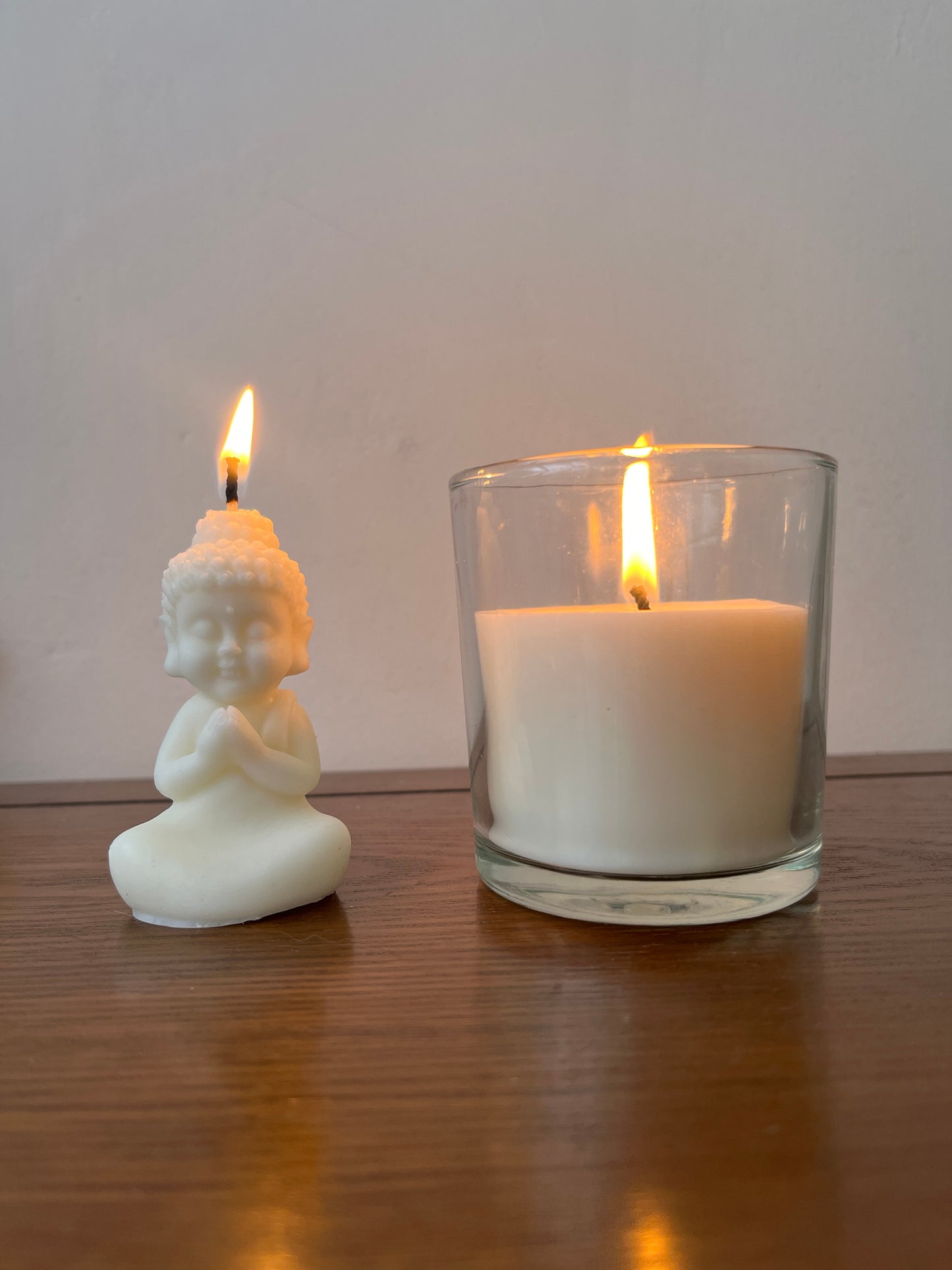Taller velas de cera de soja y velas de miel