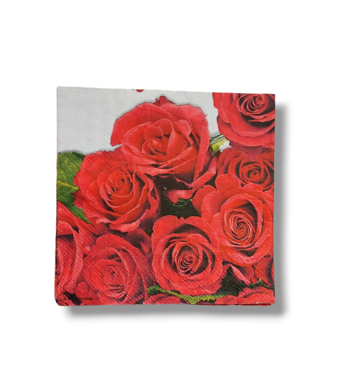 servilleta rosas