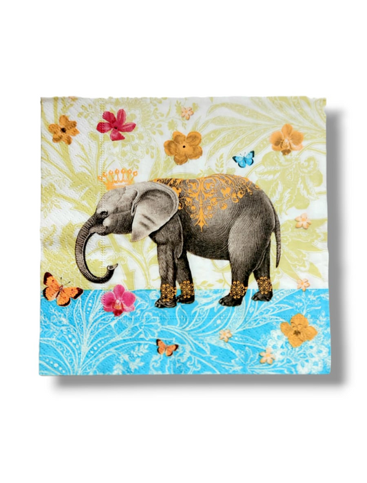 servilleta elefante hindú