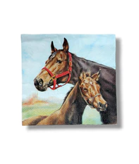 Servilleta caballos