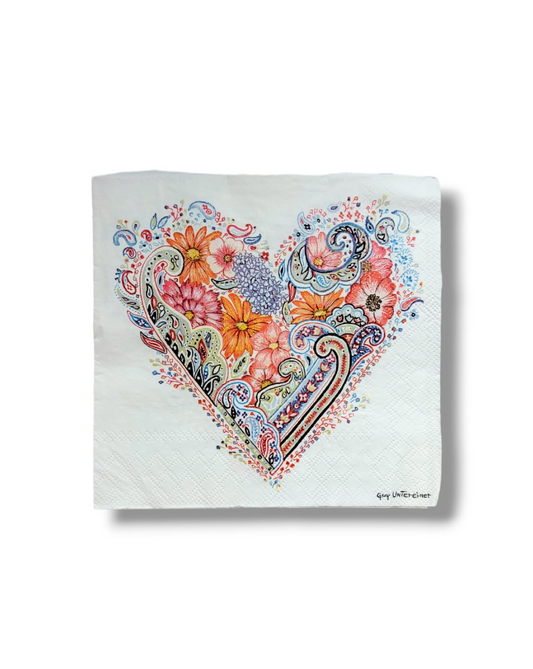 servilleta corazón